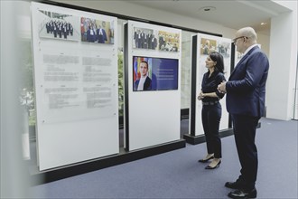 (L-R) Annalena Bärbock (Alliance 90/The Greens), Federal Foreign Minister, and Tomas Heidar,