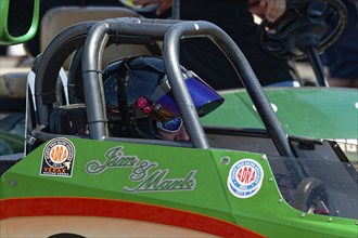 Motorsport, drag racing, pilot in a race car, Napierville, Province of Quebec, Canada, North