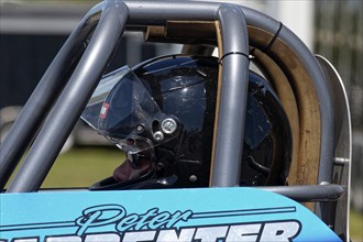 Motorsport, drag racing, pilot in a race car, Napierville, Province of Quebec, Canada, North