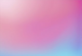 Abstract gradient with blurred pastel pink and blue tones, AI generated