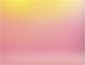 Bright gradient with pink and yellow tones, resulting in a blurred, abstract background, AI