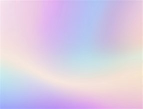 Abstract image with pastel gradient blending pink and blue hues, AI generated