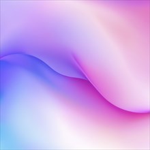 Flowing abstract shapes with pink, blue, and purple pastel gradients, AI generated