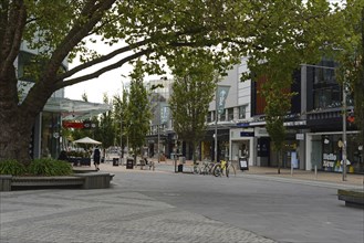 CHRISTCHURCH, NEW ZEALAND, FEBRUARY 24, 2022: An inner city block takes on a new look from the