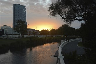 CHRISTCHURCH, NEW ZEALAND, FEBRUARY 24, 2022: An inner city block takes on a new look from the