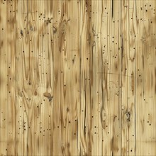 Pine wood seamless pattern, wooden texture AI generated