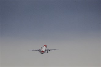 An easyjet low-cost airline aircraft, photographed at Berlin Brandenburg Airport 'Willy Brandt'Äô