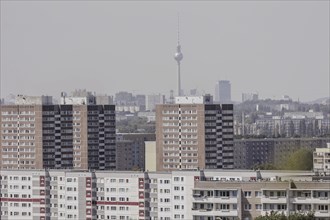 Blocks of flats, photographed in Berlin, 07/08/2024