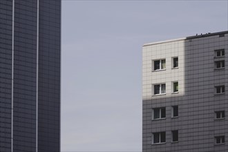 Blocks of flats in Marzahn, photographed in Berlin, 07/08/2024