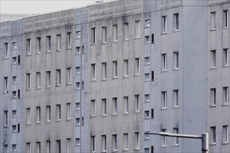 Prefabricated building in Marzahn, photographed in Berlin, 07/08/2024