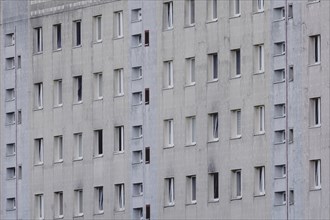 Prefabricated building in Marzahn, photographed in Berlin, 07/08/2024