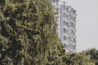 Blocks of flats in Marzahn, photographed in Berlin, 07/08/2024