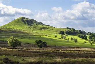 Farms and Moors in North York Moors National Park, Yorkshire, England, United Kingdom, Europe