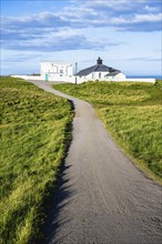 Cliffs over Flamborough Seawatch Observatory, Flamborough, Yorkshire, England, United Kingdom,