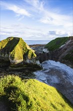 Cliffs over Flamborough Seawatch Observatory, Flamborough, Yorkshire, England, United Kingdom,