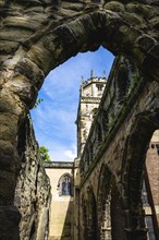 All Saints Church in Pontefract, Ruins, West Yorkshire, England, United Kingdom, Europe