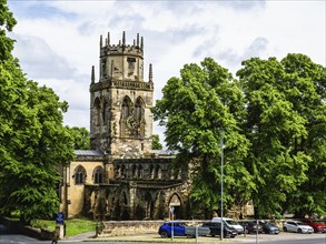 All Saints Church in Pontefract, Ruins, West Yorkshire, England, United Kingdom, Europe