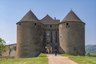 Castle of Berze or fortress of Berze le Chatel, village of Berze le Chatel, department of Saone et