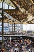 Flea market Mercat dels Encants in Barcelona, Spain, Europe