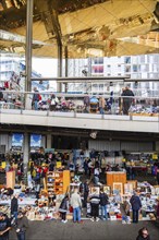 Flea market Mercat dels Encants in Barcelona, Spain, Europe