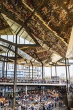 Flea market Mercat dels Encants in Barcelona, Spain, Europe