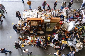 Flea market Mercat dels Encants in Barcelona, Spain, Europe