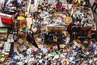 Flea market Mercat dels Encants in Barcelona, Spain, Europe