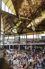 Flea market Mercat dels Encants in Barcelona, Spain, Europe