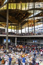 Flea market Mercat dels Encants in Barcelona, Spain, Europe