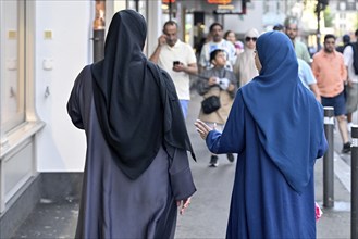 Women with headscarves