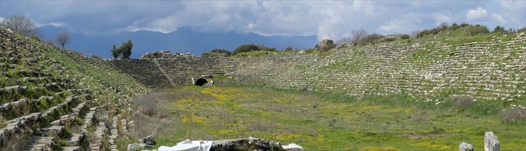 Large stadium of the ancient city of Aphrodisias, today's city of Geyre, Karacasu, Aydin, Western