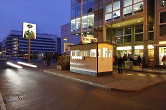 Berlin, 22 November 2009, Checkpoint Charlie, Berlin, Germany, Europe