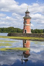 Lighthouse at the Fasanenschlösschen, Moritzburg, Moritzburg, Saxony, Germany, Europe