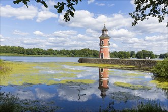 Lighthouse at the Fasanenschlösschen, Moritzburg, Moritzburg, Saxony, Germany, Europe