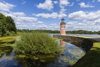 Lighthouse at the Fasanenschlösschen, Moritzburg, Moritzburg, Saxony, Germany, Europe