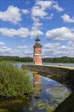 Lighthouse at the Fasanenschlösschen, Moritzburg, Moritzburg, Saxony, Germany, Europe