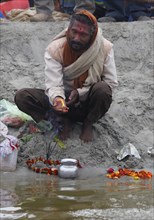 Allahabad, India, 20.01.2010, Hindus gather for the Magh Mela in Allahabad to take a holy dip at