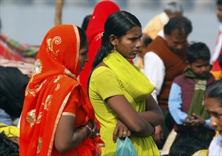 Allahabad, India, 20.01.2010, Hindus gather for the Magh Mela in Allahabad to take a holy dip at