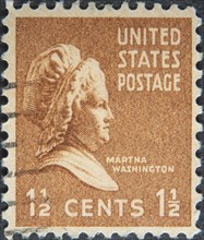 Martha Dandridge Custis Washington (1731, 1802) was an American First Lady, married to George