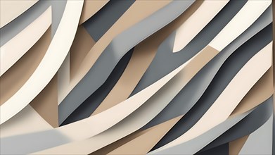 Minimalist illustration depicting visual language for harmony, AI generated