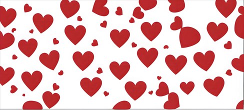 Abstract minimalist love themed wallpaper illustration, AI generated