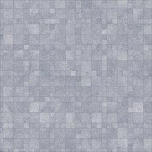 Gray mosaic tile pattern comprising small square shapes creating a textured and geometric look