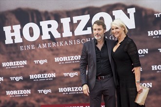 Guido Broscheit and Barbara Klein at the premiere of Horizon at Berlin's Zoo Palast on 4 August