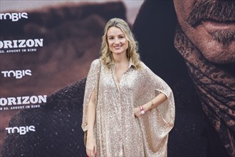 Vanessa Eichholz at the premiere of Horizon at Berlin's Zoo Palast on 04/08/2024