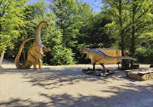 Devil's Gorge Dinosaur Park, Irrel, Southern Eifel, Eifel, Rhineland-Palatinate, Germany, Europe