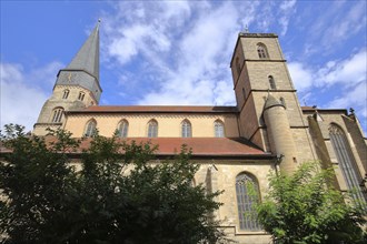 Late Romanesque St Mary Magdalene Church, Münnerstadt, Rhön, Lower Franconia, Franconia, Bavaria,