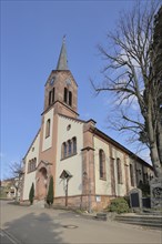 Holy Trinity Church built in 1844, Sasbachwalden, Northern Black Forest, Black Forest, Ortenau,