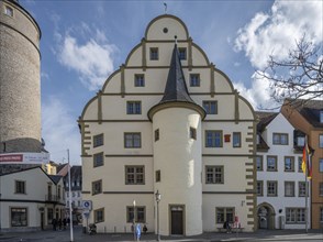 Old town hall built from 1561 to 1563 in Renaissance style, Falterstrasse, Kitzingen, Lower