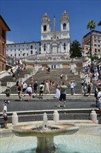 1723, builtFree Stairs, Spanish Steps, Scalinata di Trinita dei Monti, Piazza di Spagna, Rome,