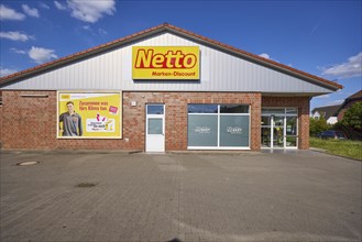 Netto Marken-Discount food discounter branch in the Appelhülsen district, Nottuln, Münsterland,